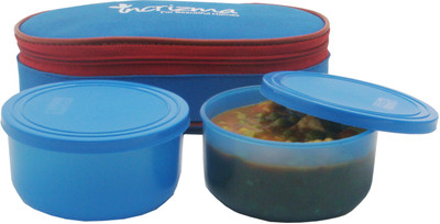 

Incrizma 3121BLU 2 Containers Lunch Box(600 ml), Blue