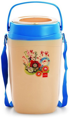 

Cello World Relish4Blue 4 Containers Lunch Box, Blue