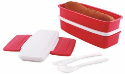 

Varmora DinDin 2 Containers Lunch Box(750 ml), Red
