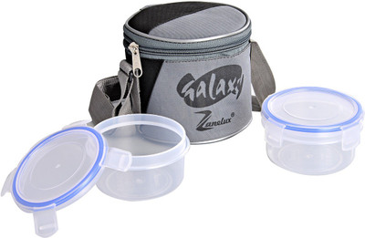 

Zanelux LB - 033 2 Containers Lunch Box(500 ml), Multicolor