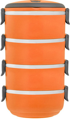

Hengli DARSH4CL 4 Containers Lunch Box(2800 ml), Orange