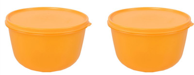 

Tupperware SS Bowl 2 Containers Lunch Box(2 L), Orange