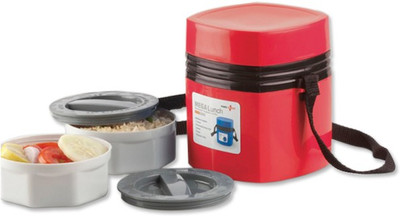 

Empreus Power Plus_2 2 Containers Lunch Box(400 ml), Red