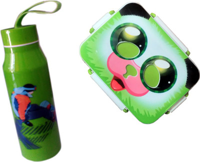 

SBM COMBO0021 2 Containers Lunch Box(750 ml), Green