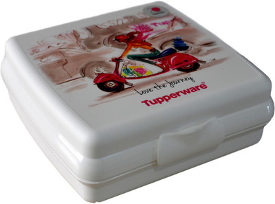 Tupperware Miss T Sandwich Keeper (320ml) 1 Containers Lunch Box(320 ml) available at flipkart for Rs.225