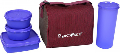 

Signoraware 519V 4 Containers Lunch Box(1250 ml), Violet