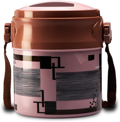

Milton Odyssy-Dark Borwn 3 Containers Lunch Box, Brown
