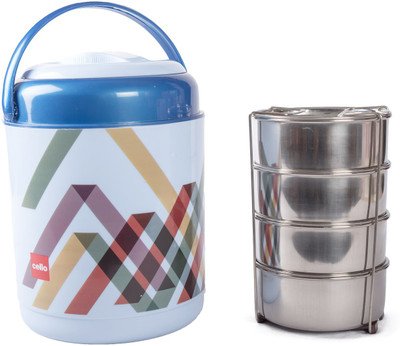 

Cello 134588 4 Containers Lunch Box(1000 ml), Blue