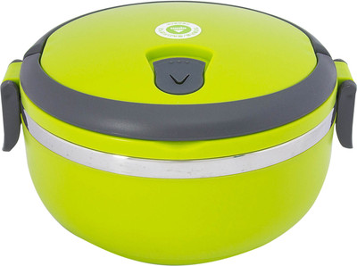 

Homio Single Layer Round 1 Containers Lunch Box(700 ml), Multicolor
