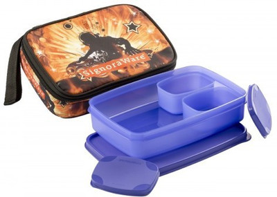 

Signoraware Rock DJ Compact - Violet (1050ml) 3 Containers Lunch Box(1050 ml)