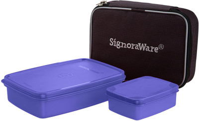 Signoraware 544B 2 Containers Lunch Box(700 ml)
