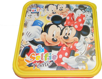 

SKI LunchBox 23 1 Containers Lunch Box(550 ml), Yellow;red