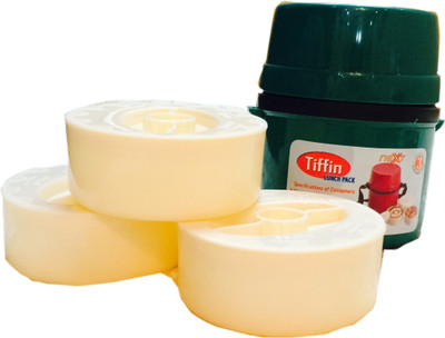 

Grind Sapphire Tiffi Time 3 Containers Lunch Box(2 L), Green