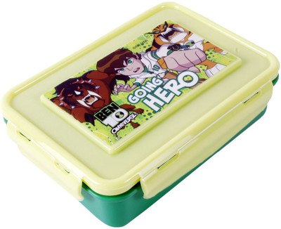 

HM International Ben 10 Standard Medium Lunch Box 1 Containers Lunch Box(300 ml), Yellow