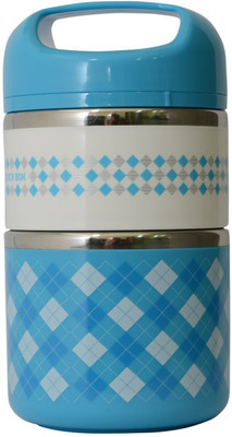 

Blossoms Tedemei 2 Layer Premium Blue 2 Containers Lunch Box(930 ml)
