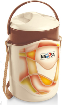 

Nayasa Zeal Brown 1400 ml 4 Containers Lunch Box(1400 ml)