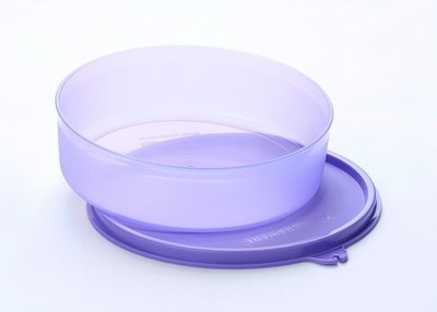 Signoraware Classic Round Small Container (Set of 2 Pcs) - Mauve 3 Containers Lunch Box(500 ml)