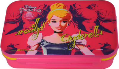 

Disney Hmrplb 399-Cin 1 Containers Lunch Box(800 ml), Pink;yellow