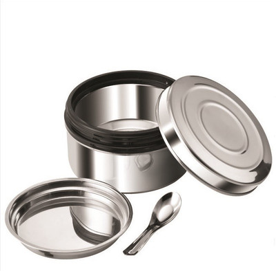 

Nano Nine Local Byte stainless steel insulatetd 1 Containers Lunch Box(300 ml), Silver
