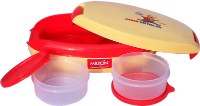 

Milton Slimin 2 Containers Lunch Box(500 ml), Multicolor