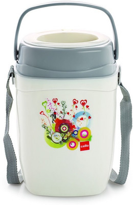 

Cello World Relish4Grey 4 Containers Lunch Box, Grey