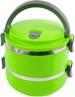 Easy Lock PN-9 2 Containers Lunch Box(1400 ml), Green