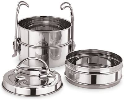 NEELAM Stainless Steel Tiffin Sada, 8x3 3 Containers Lunch Box(1500 ml)
