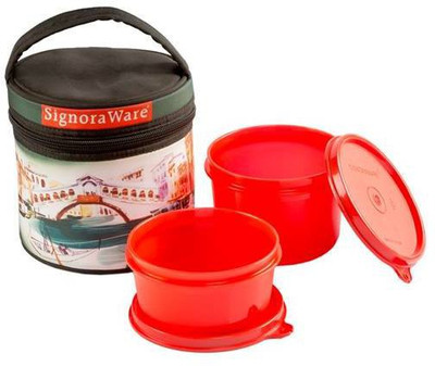 Signoraware venice executive small 2 Containers Lunch Box(450 ml)