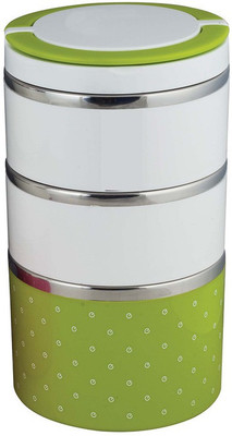 

BeHome SSLB-027 H 3 Containers Lunch Box(2000 ml), Green