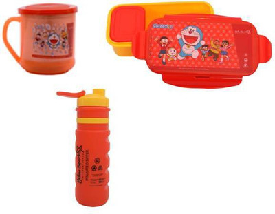 

Yellow sparks International DM3044 1 Containers Lunch Box(640 ml), Red/yellow