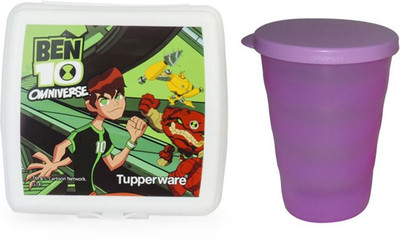 

Tupperware Ben10 2 Containers Lunch Box(780 ml), Ripple