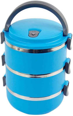 

Marketbest LB3456 3 Containers Lunch Box(2100 ml), Blue