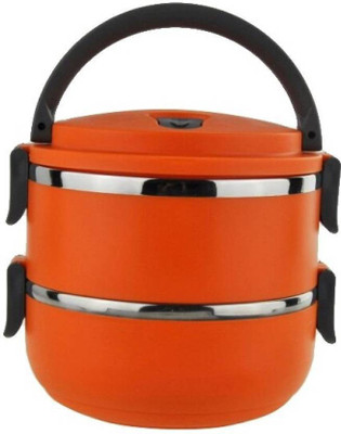 

Sayee gh-9876 2 Containers Lunch Box(1400 ml), Orange