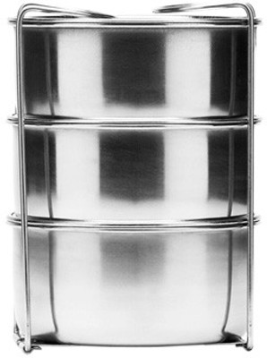 

Milton Econa 3 Office Range Plastic, Stainless Steel Lunch Boxes(450 ml), Brown