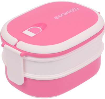 

Shopat7 Two Layer Airproof Vacuum 1.48L Lunch Box For Various Purpose - 102 ( Pink) 2 Containers Lunch Box(750 ml)