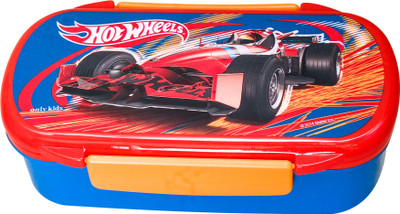 

Hot Wheels 20547 2 Containers Lunch Box(670 ml), Blue;red