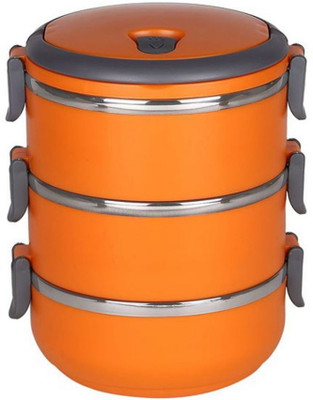 

Hengli DARSH3CL 3 Containers Lunch Box(2100 ml), Orange