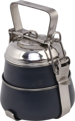 

Elan LWE14025J 2 Containers Lunch Box(675 ml), Dark grey