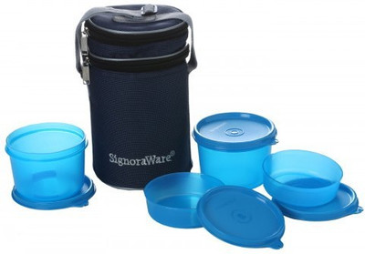 

Signoraware M509 4 Containers Lunch Box(1260 ml), Blue