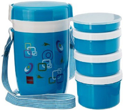 

Cello 134625 4 Containers Lunch Box(900 ml), Blue