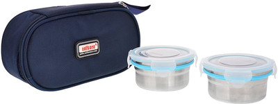

CELLTONE 1501 2 Containers Lunch Box(400 ml), Silver
