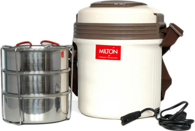 

Milton Electra1 3 Containers Lunch Box(350 ml), White