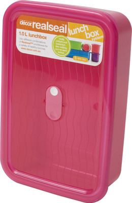 

Decor Realseal Lunchbox 1 L 1 Containers Lunch Box(1000 ml), Pink