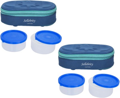 

Sellebrity Combo Modish Blue 4 Containers Lunch Box(800 ml)