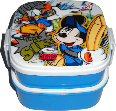 

SKI That's a Six! 2 Containers Lunch Box(750 ml), Blue;white