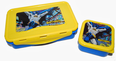 

DC Comics PLC-0302-N 1 Containers Lunch Box(480 ml), Blue;yellow