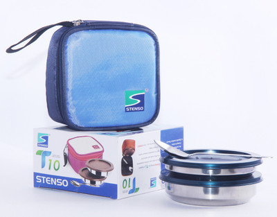 

Stenso T10 2 Containers Lunch Box(400 ml), Blue