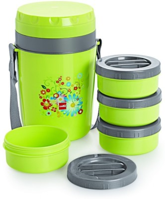 

Cello World Micra 4 Containers Lunch Box, Pista