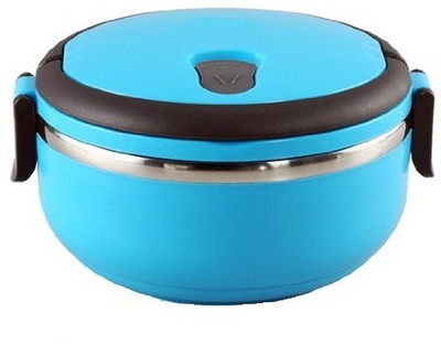 

Cool Trends Easy Lock Stainless Steel Single Layer 1 Containers Lunch Box, Blue