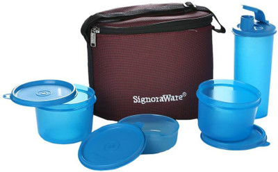 

Signoraware Combo Excuetive Medium 3 Containers Lunch Box(1580 ml), Blue